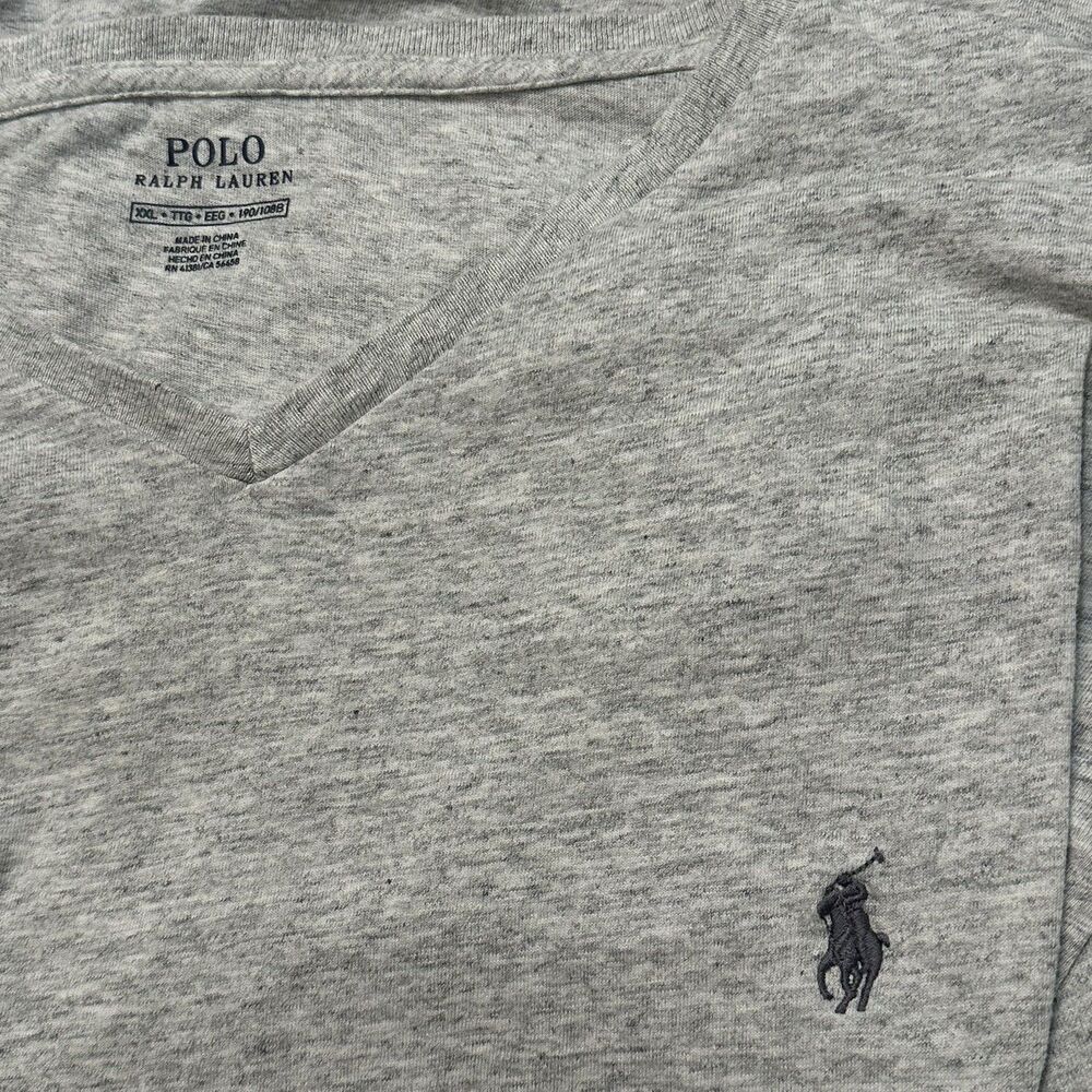 Polo Ralph Lauren SHIRT Men 2XL T-Shirt Tee Classic Fit Pony Crew Neck GRAY NORM
